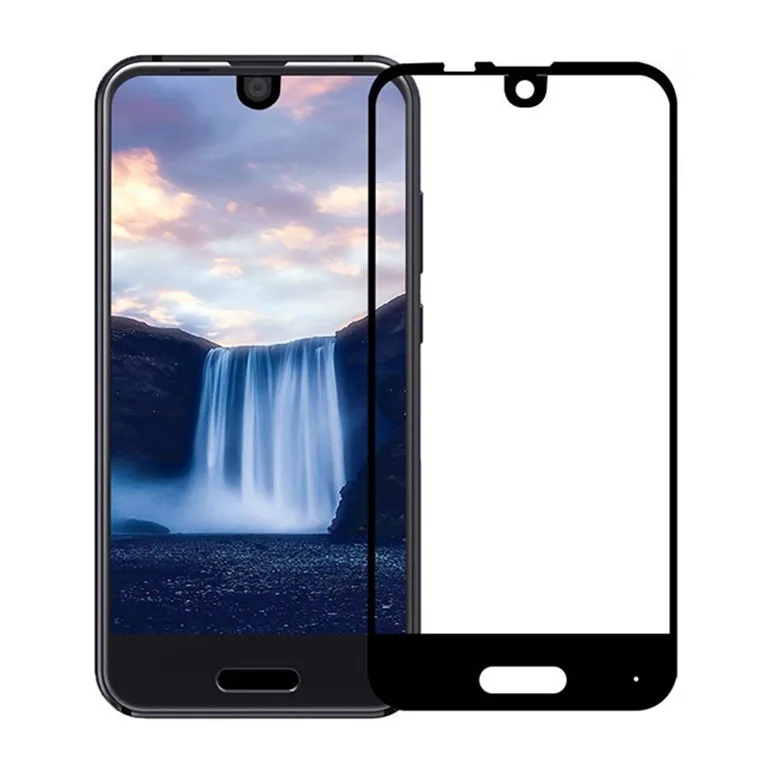 2pcs 3D zakrivené temperované sklo pre Sharp Aquos R2 Compakt Full Cover Cover Obraz