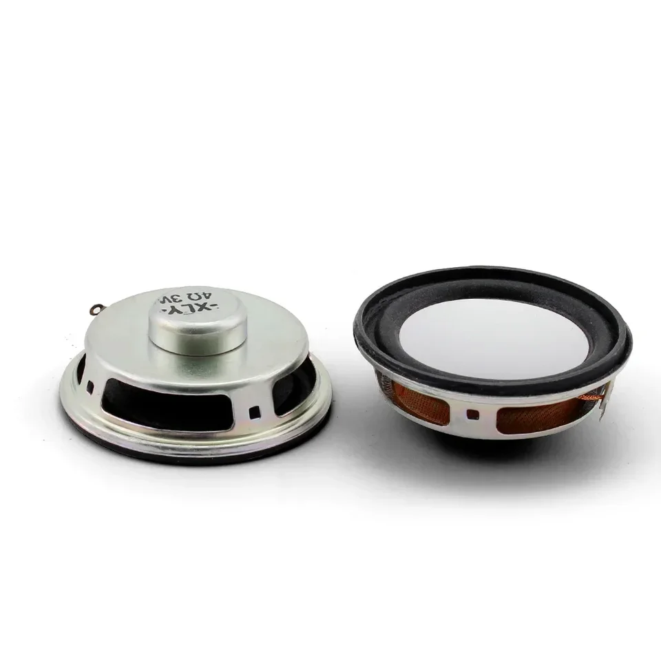 2PCS 3W 4R Priemer mini reproduktora 50 mm Mini zosilňovač gumový tesniaci tesnenie Loudspeaker Trumpet 3 watt 4 Ohm 5 cm reproduktory pre súpravu Arduino