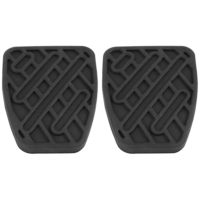 2PCS 46531JD00A Čierna gumová brzdová a spojková podložka PADS FIT FIL pre NISSAN QASHQAI 2007 2008 2009 2010 2012 2012-2016