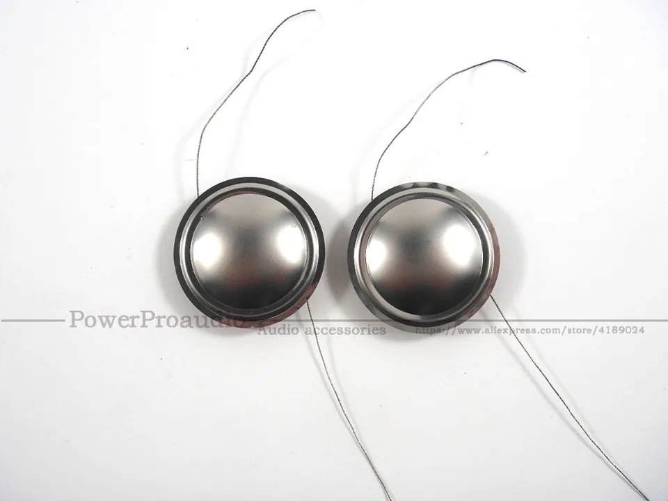 2pcs 4ohm alebo 8ohm titánový membrána pre kef q50 19,43 mm 19,5 mm 19,4 mm 50 fx
