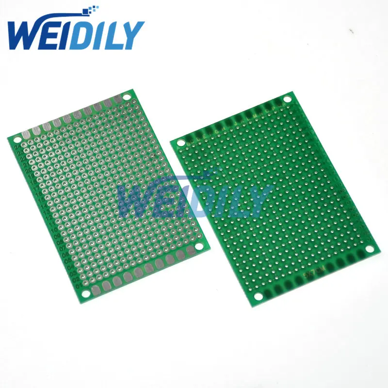 2pcs 5*7cm Single Side Prototype PCB DIY Universal Printed Circuit Board 5x7cm