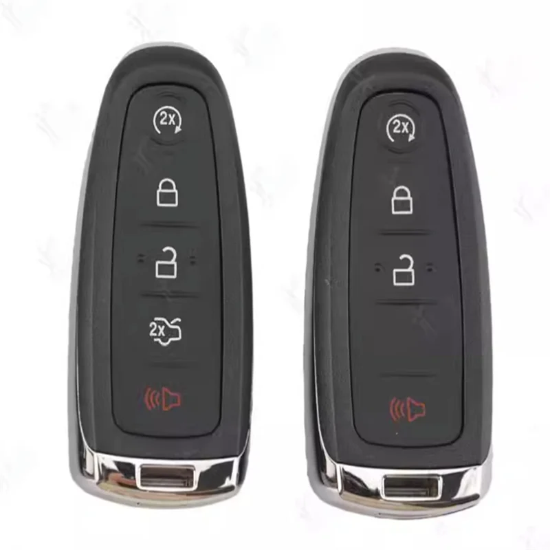 2pcs 5 tlačidlá nahradenie diaľkového inteligentného automobilového kľúča shellu fob pre Ford Explorer Edge Escape Escape Flex Taurus