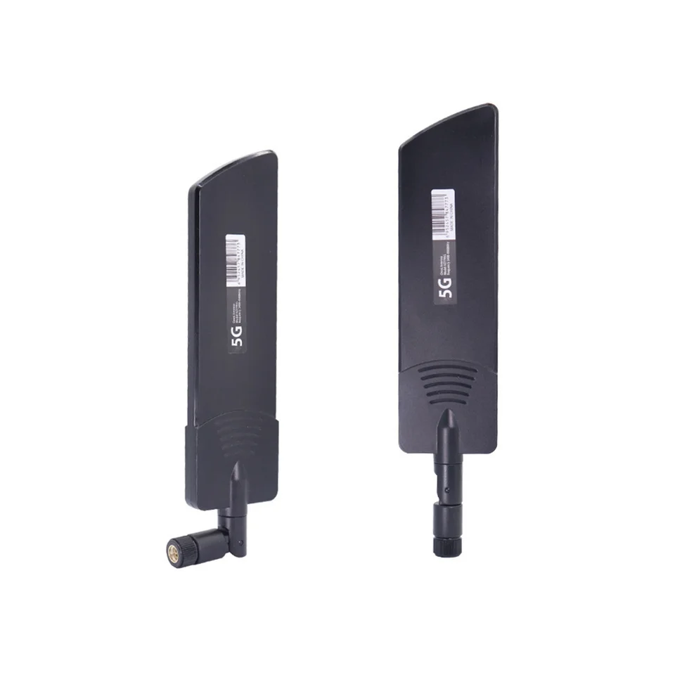 2pcs 5g/3g/4g/GSM Full Band Glue Stick Omni Wireless Smart Meter Modul Zisk 40dbi antény, čierny SMA samec SMA