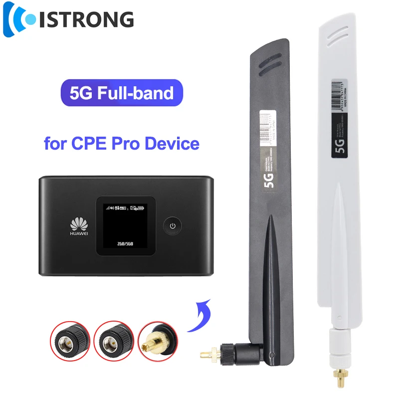 2pcs 5G Full Band WiFi Anténa 600-6000MHz 18DBI High Gain Signálny zosilňovač TS9 SMA pre E5573/5G CPE Pro Router Modem