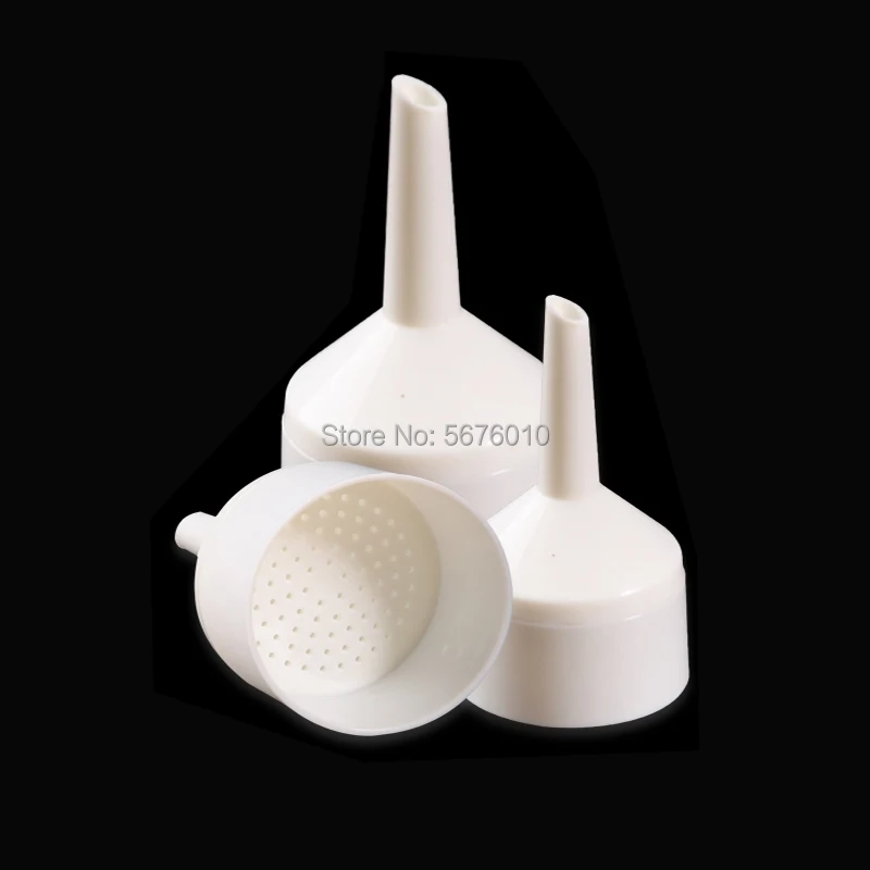2pcs 90 mm chémia Laboratórium plastického odnímateľného filtračného lievika, rezistentná korózia Buchner Funnel pre školský experiment2pcs 90m