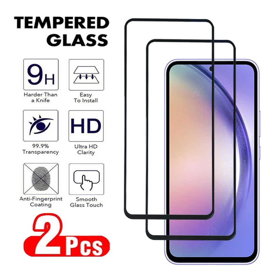 2pcs 9d Scren Protector pre Samsung Galaxy A71 A72 A73 A41 A42 A51 A52 A53 A54 A55 Tempered Samsung S10E Note 10 Lite Glass Film