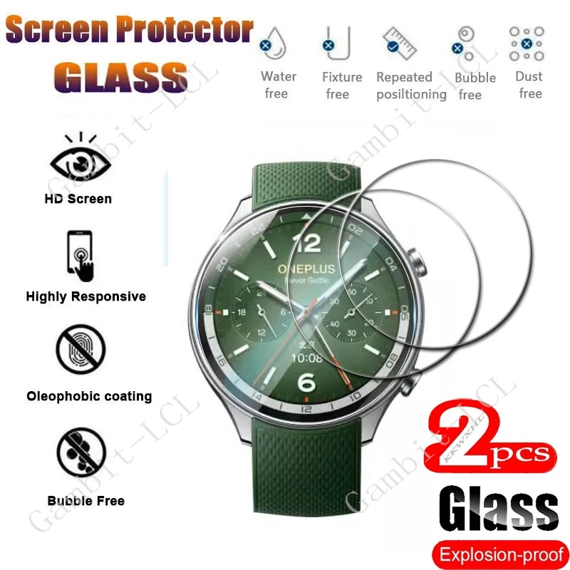 2pcs 9h Temperované sklenené chránič obrazovky pre OnePlus Watch 2R Smart Watch One Plus Watch2r Watch2 2 R Smartwatch Cover Film