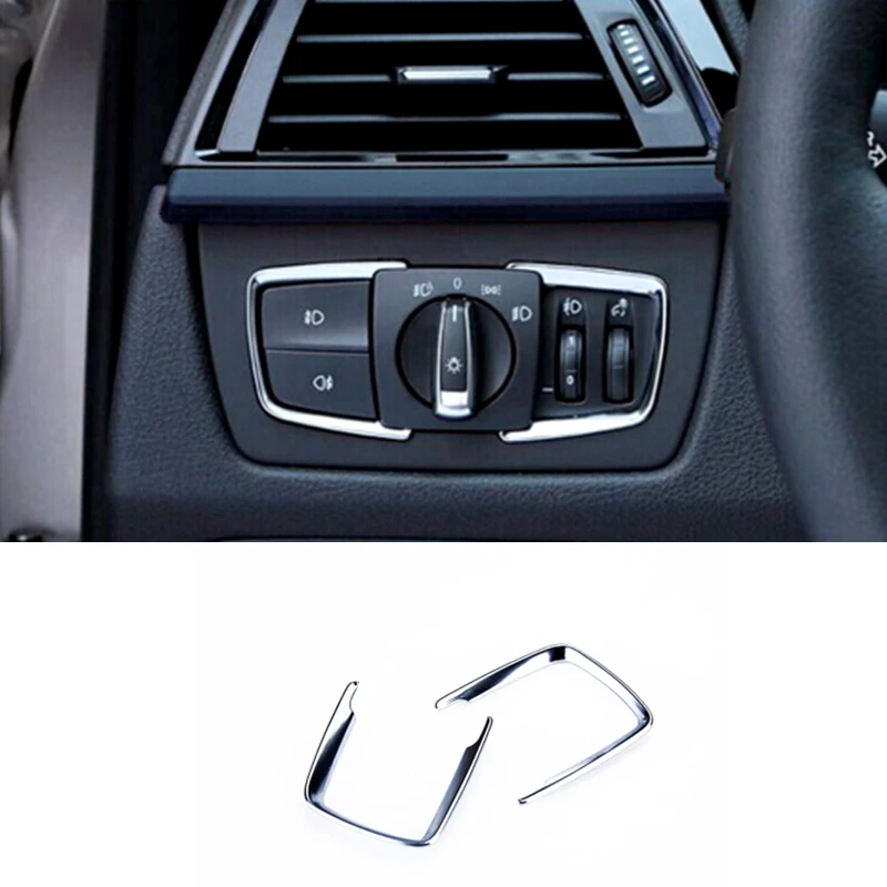 2PCS ABS Matte Interiérový svetlo Light Tink Tink pre BMW 2 Series F45 F46 Gran Active Tourer 2015-2018