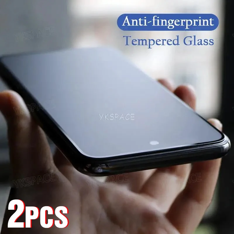 2PCS anti -odtlačok prsty matný matný temperovaný sklenený film pre Samsung Galaxy M13 M23 M33 M53 M04 M14 M34 M54 5G Chránič obrazovky