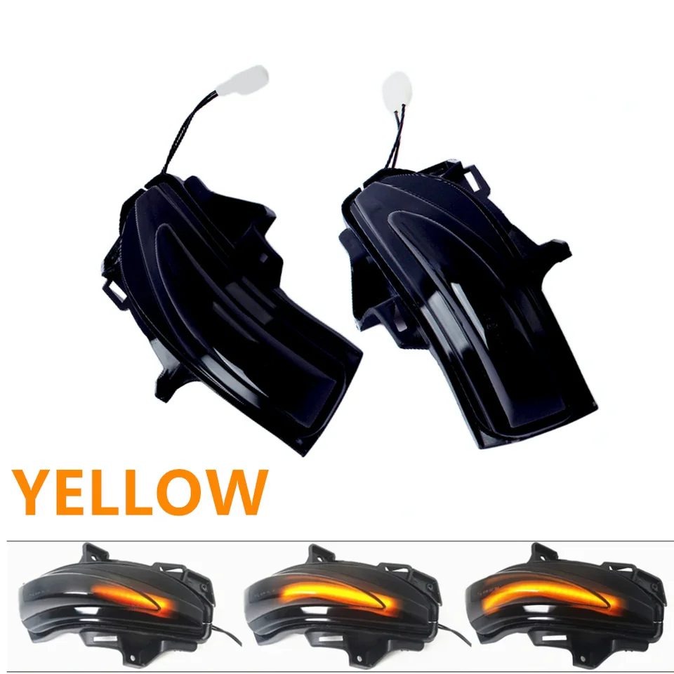 2pcs Auto LED Dynamic Sekvenciálny sekvenčný blížiaci sa bočné spätné zrkadlo Signálne svetlo pre Lexus ES240 IS300C IS250 LS460 LS460L