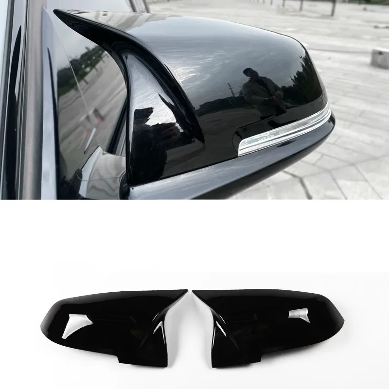 2pcs Automatické vozidlo Zadné zrkadlo Orezanie bočného zrkadla pre BMW F20 F21 F22 F23 F30 F31 F32 F36 X1 E84 F87 M2 Štýl uhlíkových vlákien