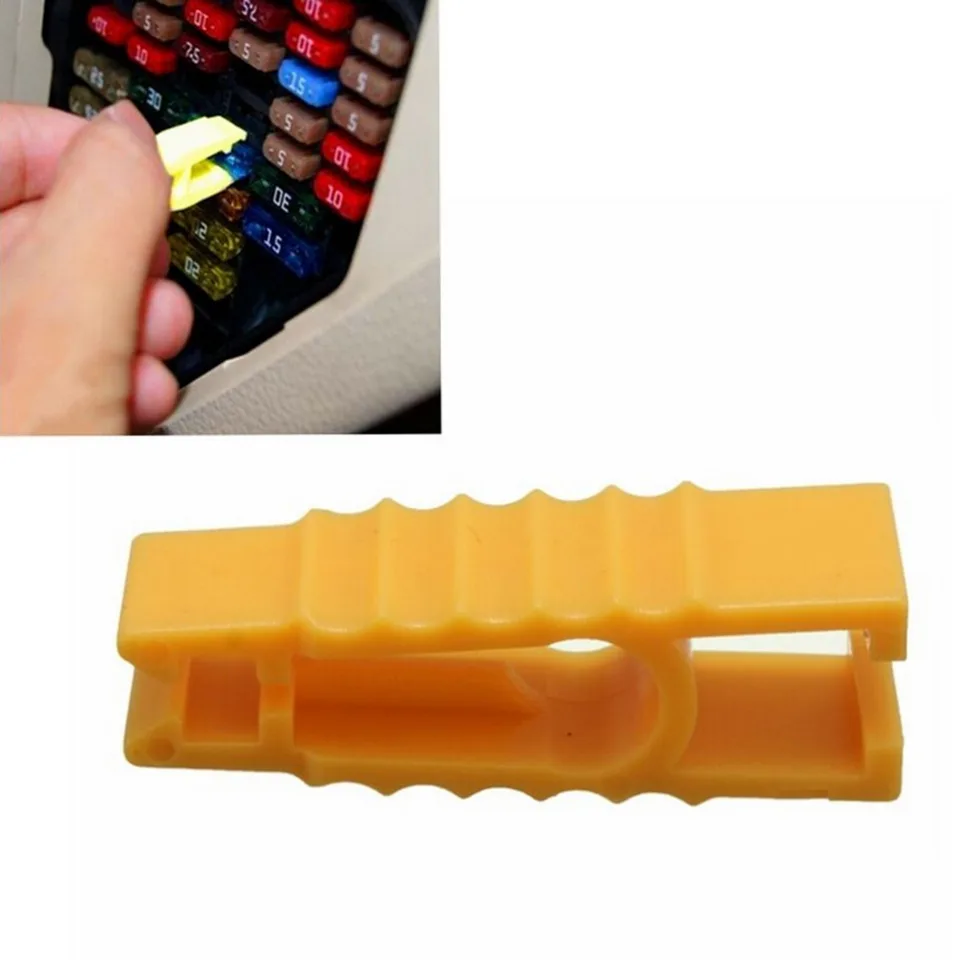 2pcs automobilový automobil poisťovacia poistka poistkový klipový klipový nástroj Extraktor Praktické auto pre auto držiak poistky Čepeľ poistky sťahovák poistky
