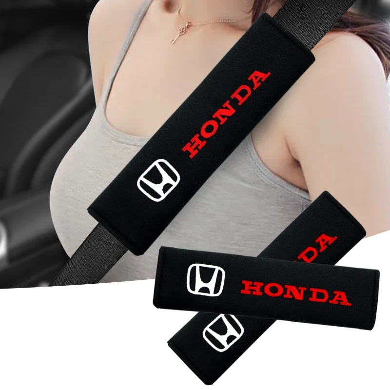 2pcs bezpečnostné ramenné ramenné popruhy kryt vankúšik automobilu Chránič bezpečnostného pásu pre Honda CRV Hoodie kapota Dio Civic 8. Gen Ruckus