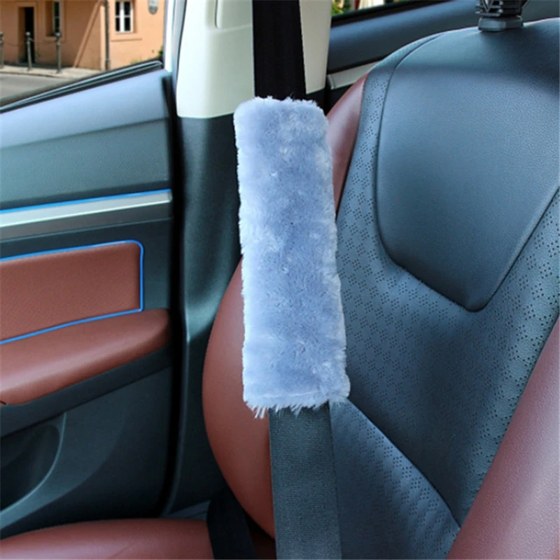 2pcs bezpečnostný pás kryje mäkké zamatové automobilové ramenné podložky pre dospelých mládež pre deti SUV lietadlo SUV Lietadlo Carmera batohové remienky