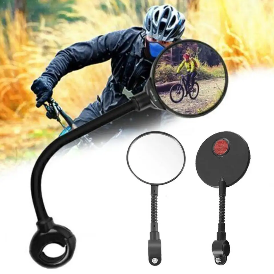 2pcs Bicycle Nastaviteľné spätné zrkadlo spätné riadidlá Zrkadlá Rundrrors zadné oko