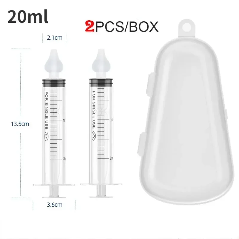 2pcs/box 20/ml detská nosa Čistá ihla Tubová trubica Dojča