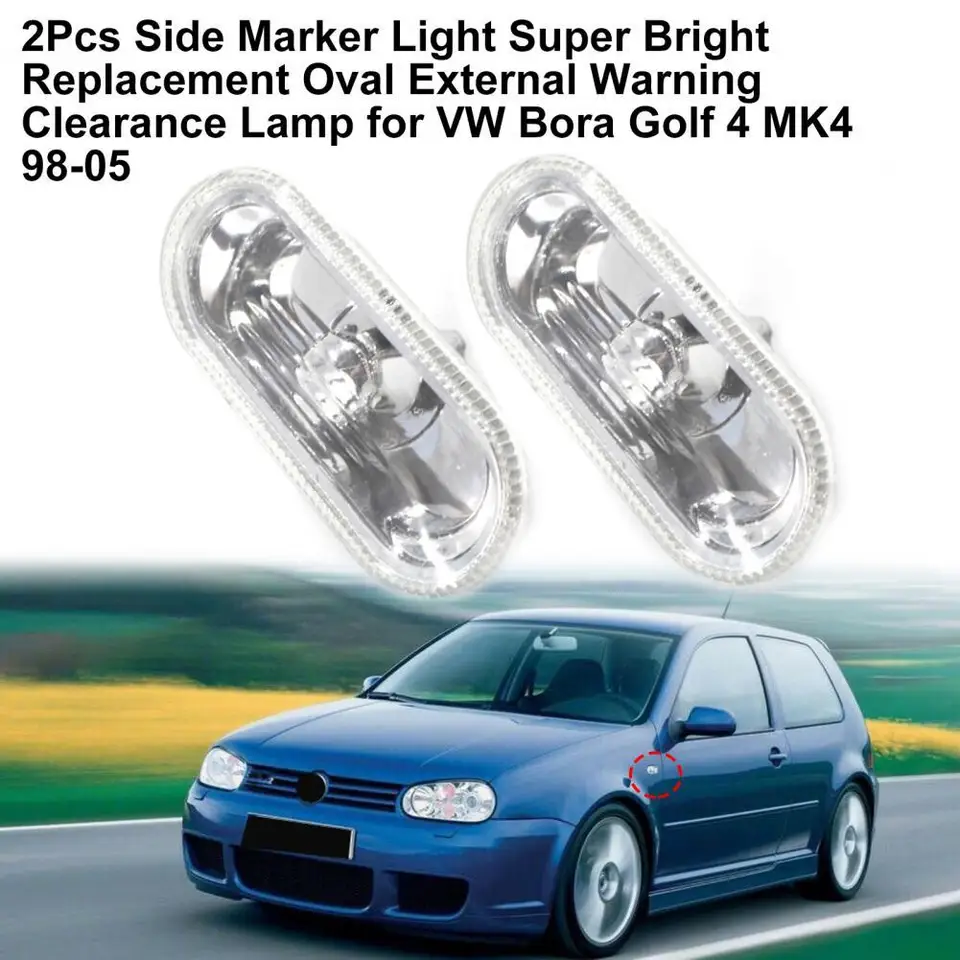 2pcs bočné markerové značky Svetlo kryt
