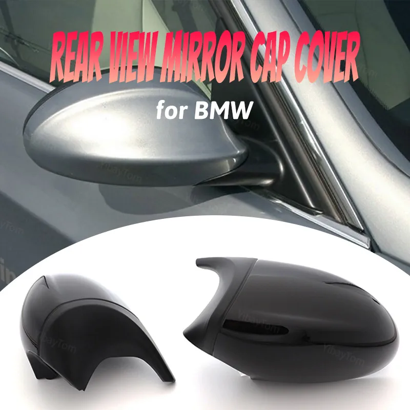 2pcs bočné zrkadlo pokrýva čierny výmenný tvar M štýlu rohov pre BMW 1 3 sériu E81 82 87 99 90 91 92 93