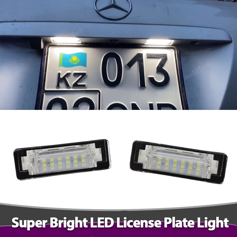 2pcs CANBUS Auto LED NUMNÁ ŠPZ LITÁLNE Svetlo pre Mercedes Benz EC Class W210 W202 4D AMG