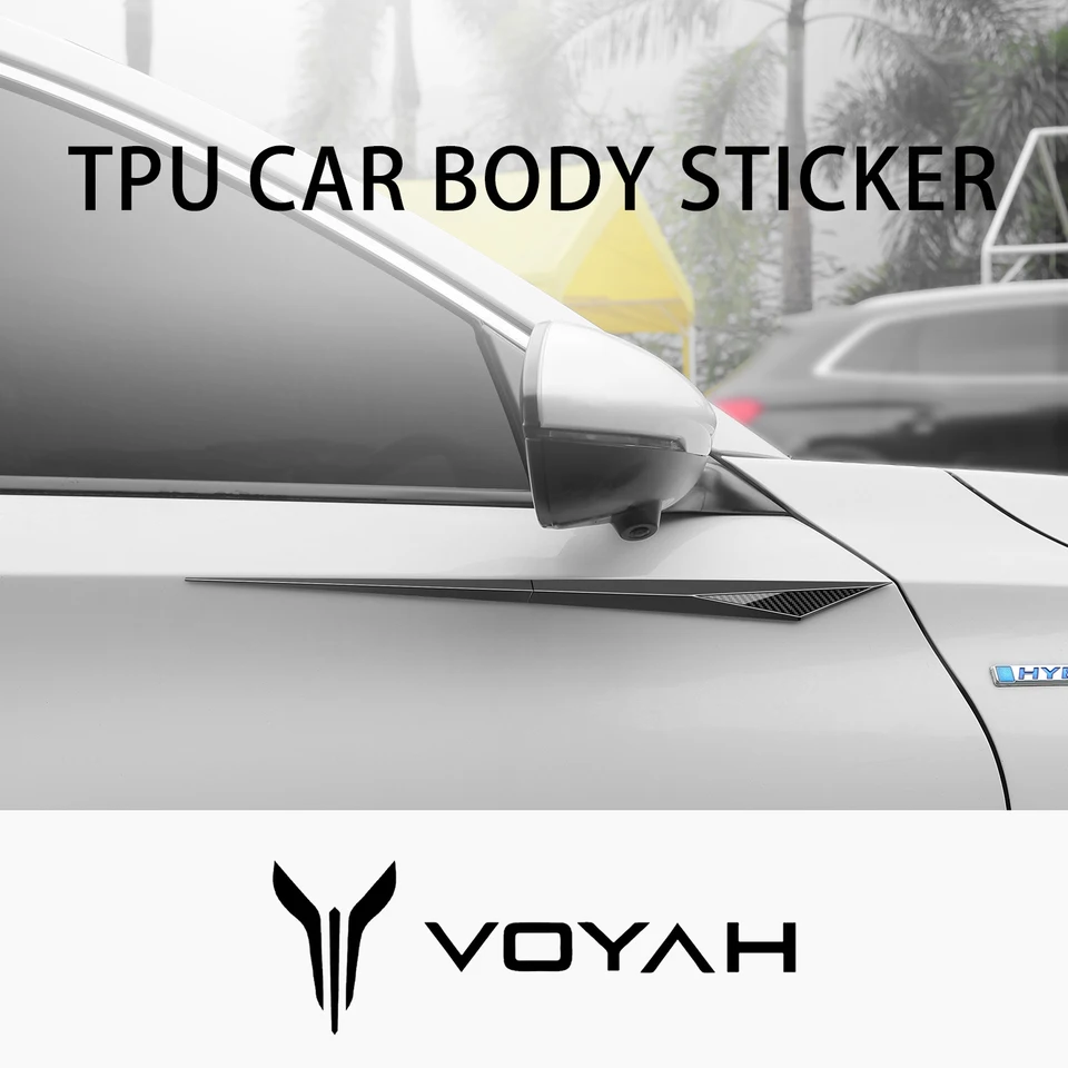 2pcs Car Body ladenie exteriéru Dekoratívna nálepka TPU pre Dongfeng Voyah zadarmo Dreamer 2021 2022 2023 2024