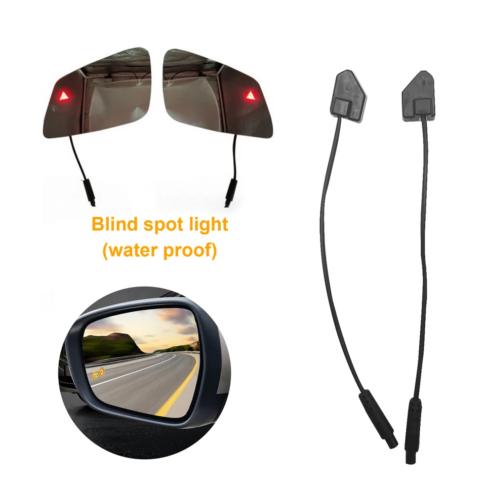 2pcs Car BSD objektív Light Svet slepý bod detekcie systému Alarm Parking Sensor Bezpečnosť jazdného pruhu