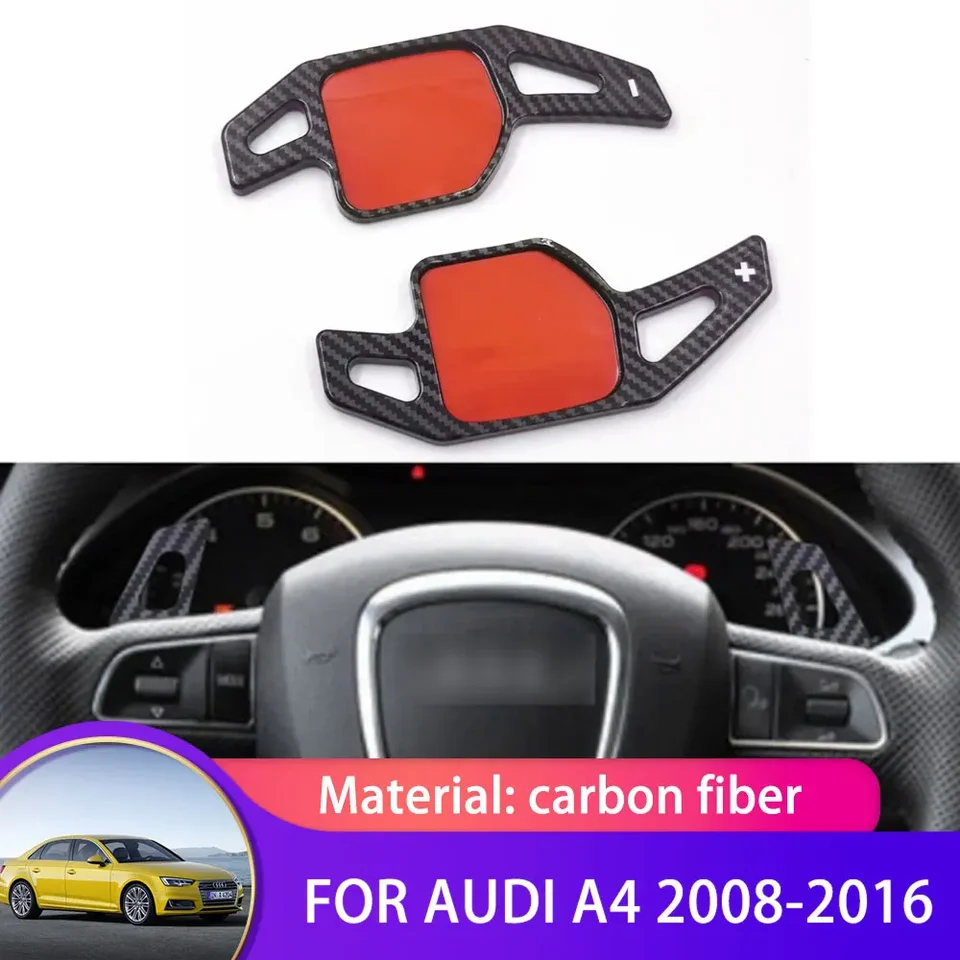 2pcs Car Call Wheel Extension Shift Paddle Shift pre Audi A4 B8 2008 2009 2010 2010 2012 2013 2014 2015 2016 2016