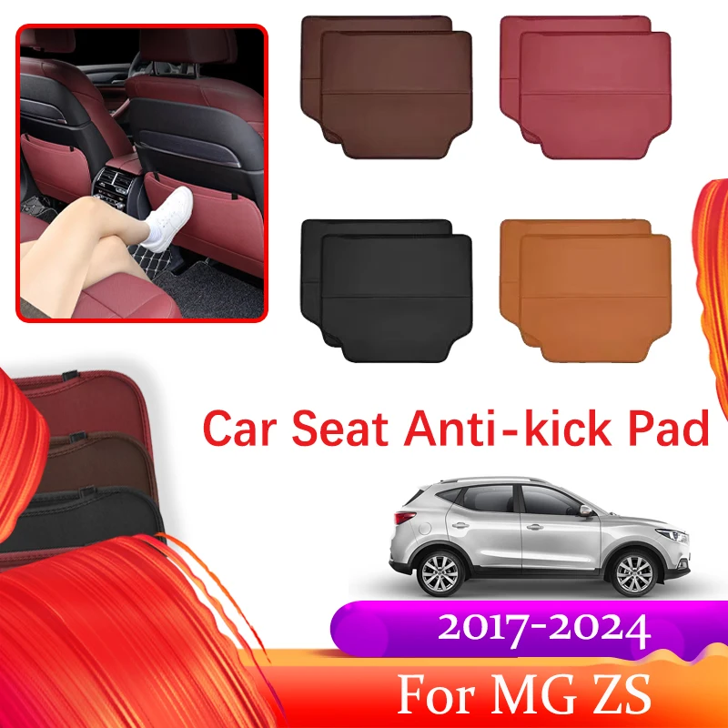 2pcs car chránič zadného sedadla chránič chrániča sedadiel pre Mg ZS eV Mgzs ZX ZST ZS11 2017 ~ 2024 Anti -Kick Mats Storage Bags Automatické príslušenstvo