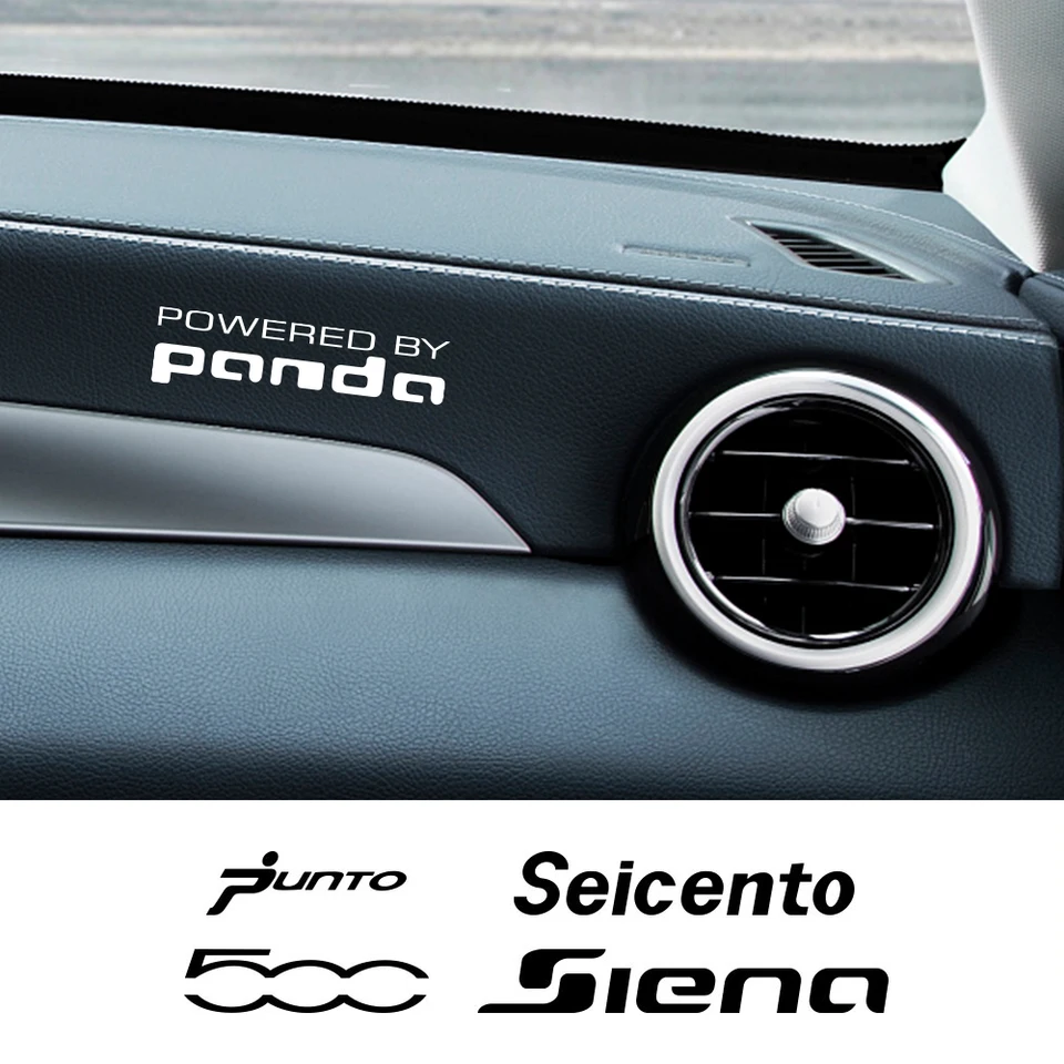 2pcs car Interior Dashboard Stickers Automatické nálepky príslušenstva pre Fiat 500 Argo Bravo Freemont Idea Linea Panda Punto Seiccento Siena