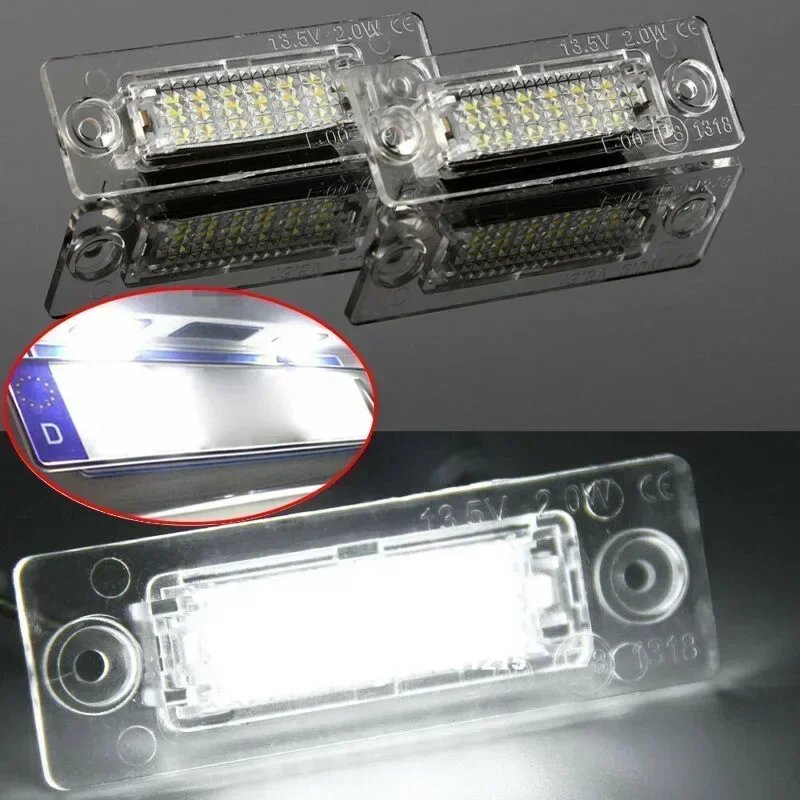 2PCS CAR LISSE LIGHTS 18SMD LED 6000K Biele lampy pre Touran pre Passat 3B3 Variant 3B6 3C5 Touran