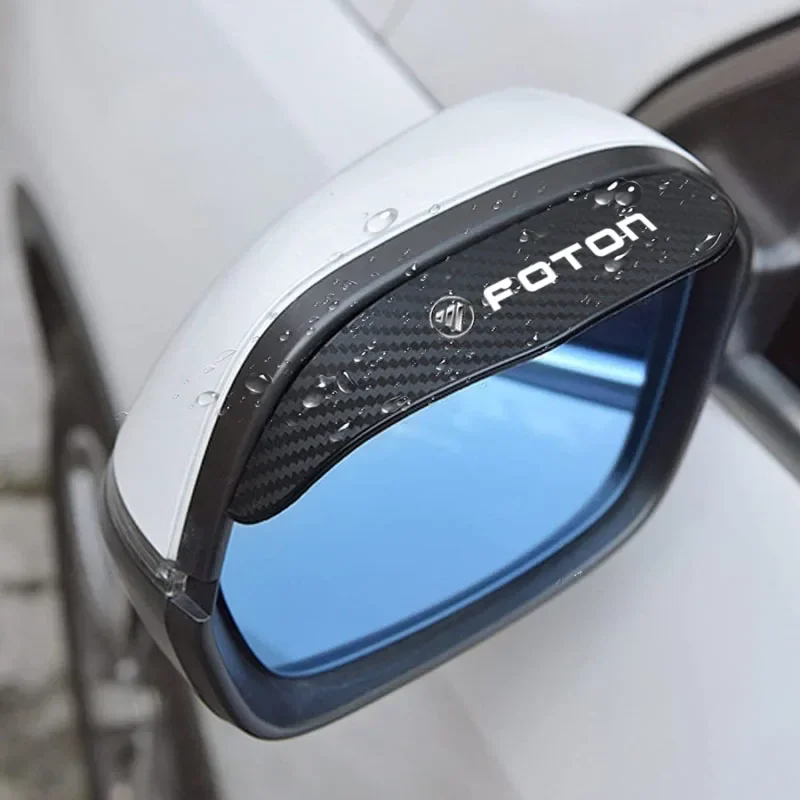 2pcs car spätné zrkadlo Rain Dažďové obočie Priečkové ovorné vozidlo Strana spätného pohľadu pre Foton General Tunland G7 G8 G9 Auman Toano