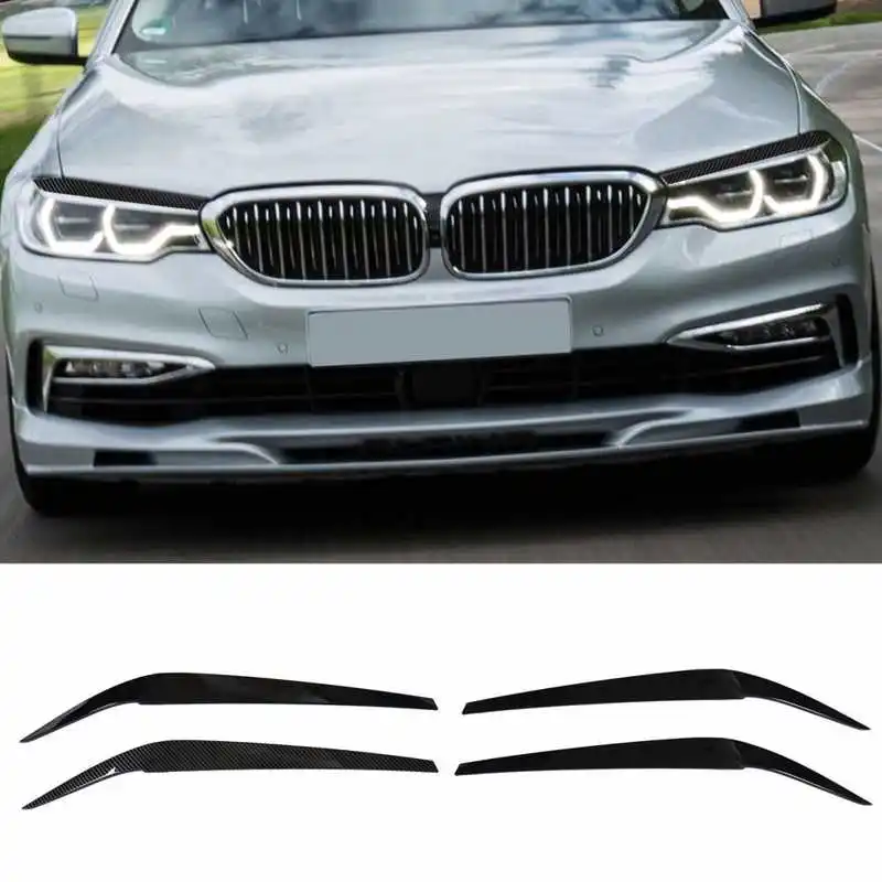 2pcs CAR Svetlometový obočie obočie kryt