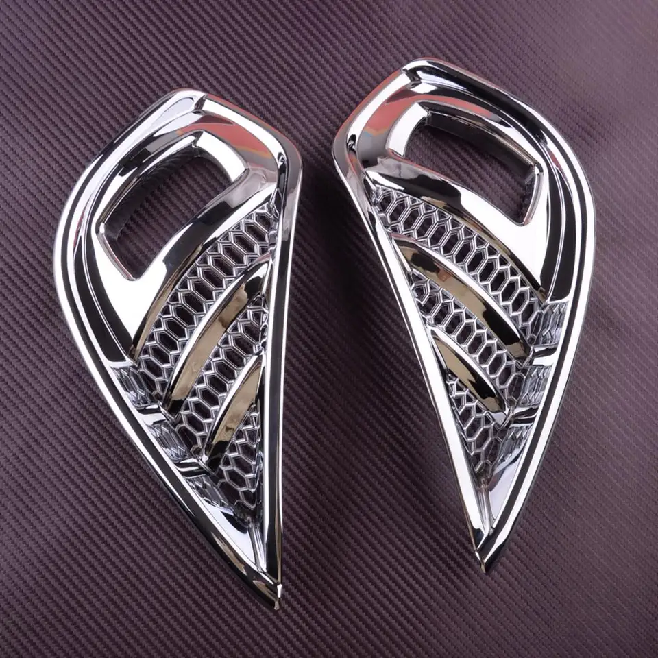 2pcs Chrome ABS auto predný ľavý pravý nárazník hmlová hmlová lampa obrusnica dekorácia pre Toyota Highlander 2022 2021 2020