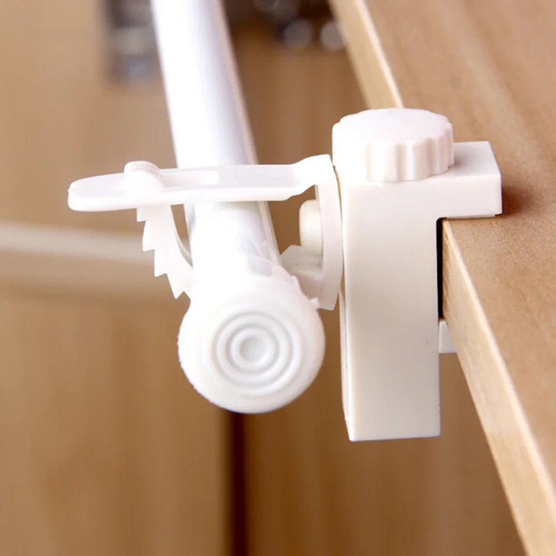 2pcs curtain prúty držiak držiak na podporu svorky Uterák na uterák Závesný hák Hote Organizátor Organizátor závesu tyčí #8