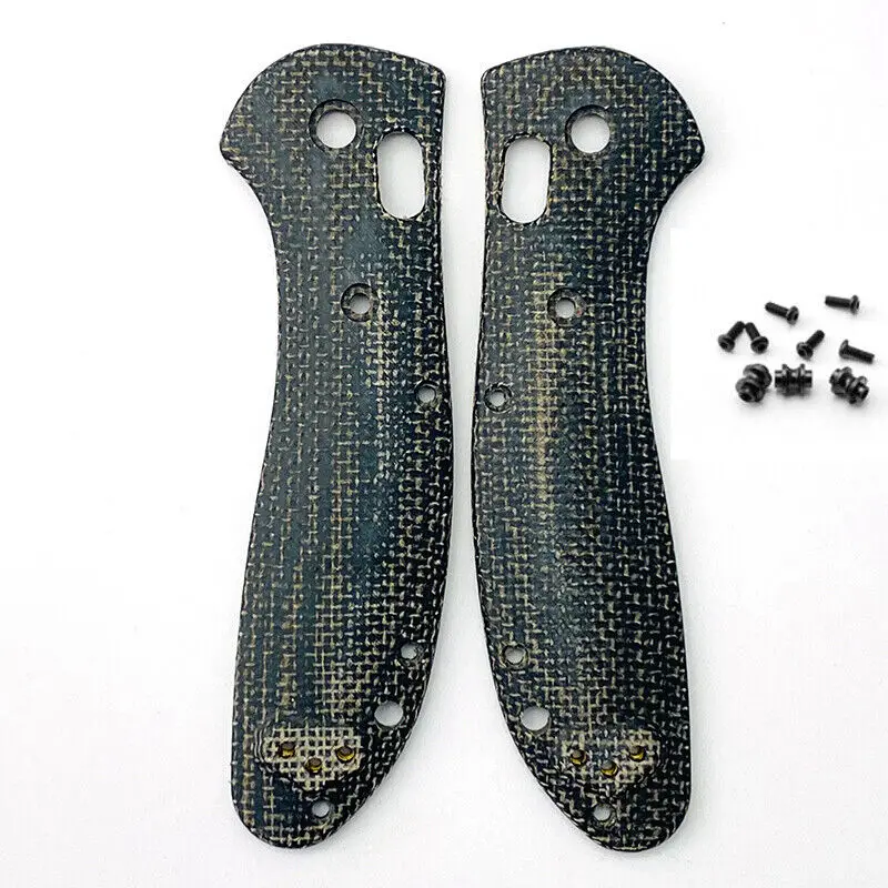 2pcs Custom Ruck Oprava Micarta Material Scales for BenchMade Griptilian 551