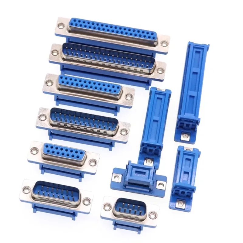 2pcs D-Sub Didc9 15 25 37pin DB9DB15DB25 Mužský ženský D-Sub RS232 COM CONNECO HEAD LINE TYP TYP TYP PRE STREBO