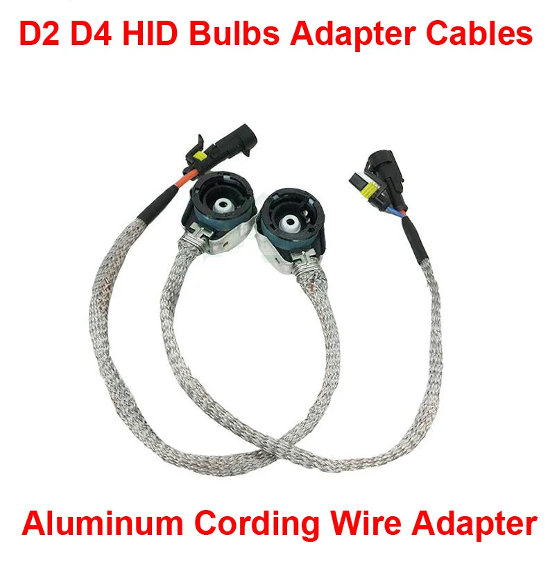 2pcs D2S D2R D2C D4S D4R D4C OEM HID XENON SLEDNOTNÉ ZAMESTNANIE ZAMESTNANCOV HLINICKÉHO KREDKU KABELOVÉHO KABELOVÉHO KABELOVÉHO PABOROVÝCH ADAPTÁRU Držiak Adaptér
