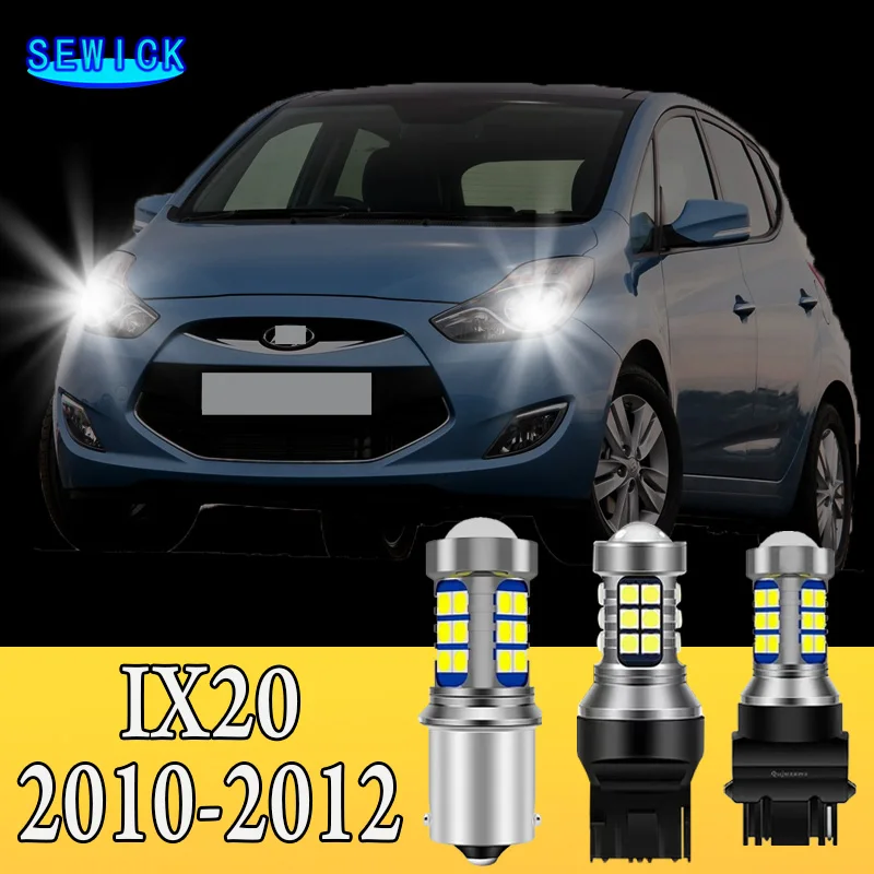 2pcs Dual Mode Led Turn Signal+Denné svetlo DRL príslušenstvo pre Hyundai IX20 2010 2011 012