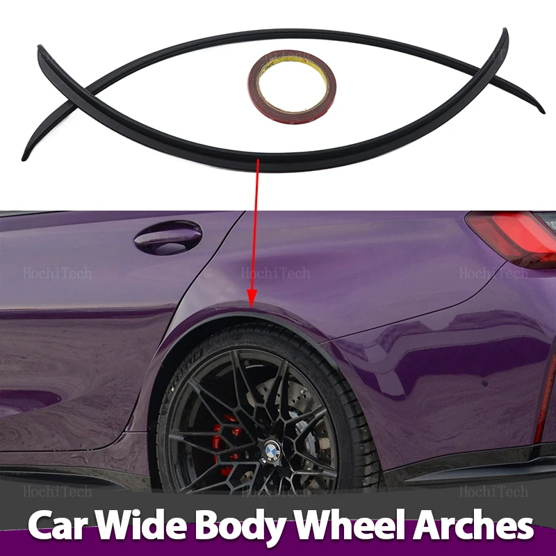 2pcs Fender Wide Body Kit Arches Ochranné krytie Mudguard pre BMW F16 G06 F49 U11 U12 G45 F26 G02 E81 E82 E87 E92 E93 F30 F30