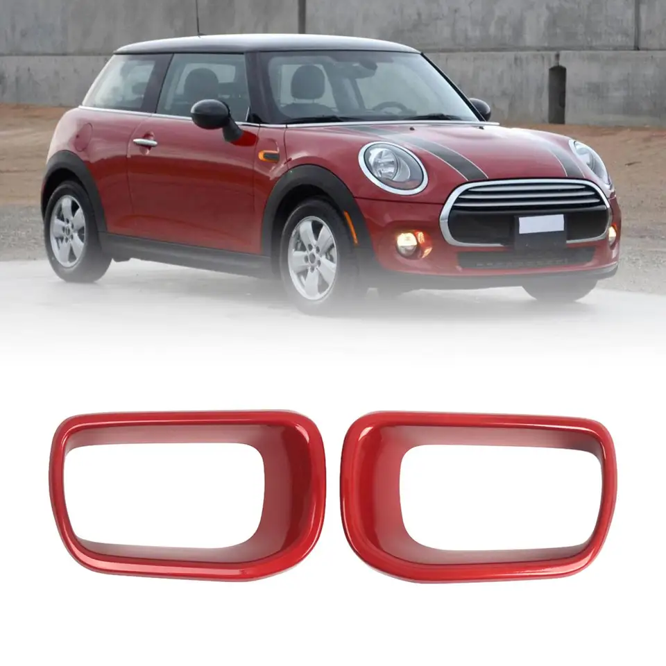 2pcs Front Air Duct Brake Cover Braak Red pre Mini Cooper Professional