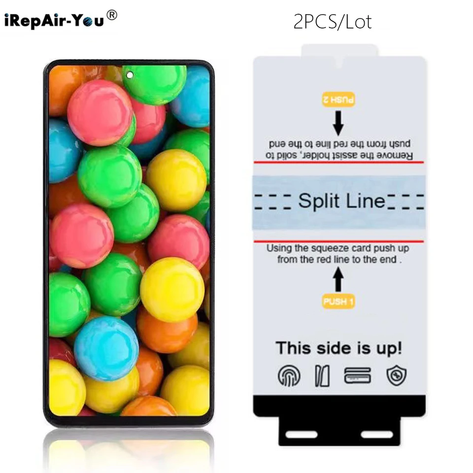 2pcs Front Hydrogel Film pre Samsung Galaxy A36 A56 S24fe A16 A06 A54 A34 A72 A52 TPU Seft-Healing