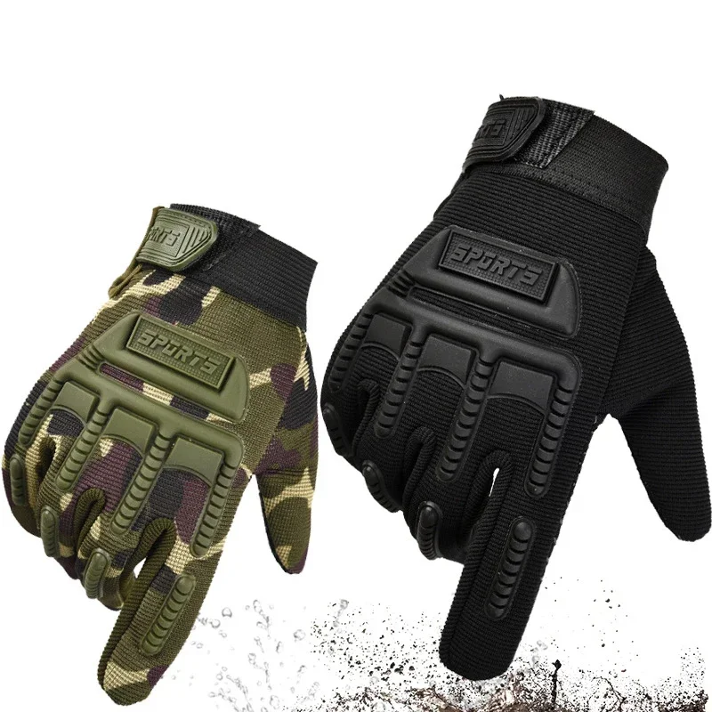 2pcs Full Finger Rukavice Kids Anti-Slip Hard Protect Gear Ruka