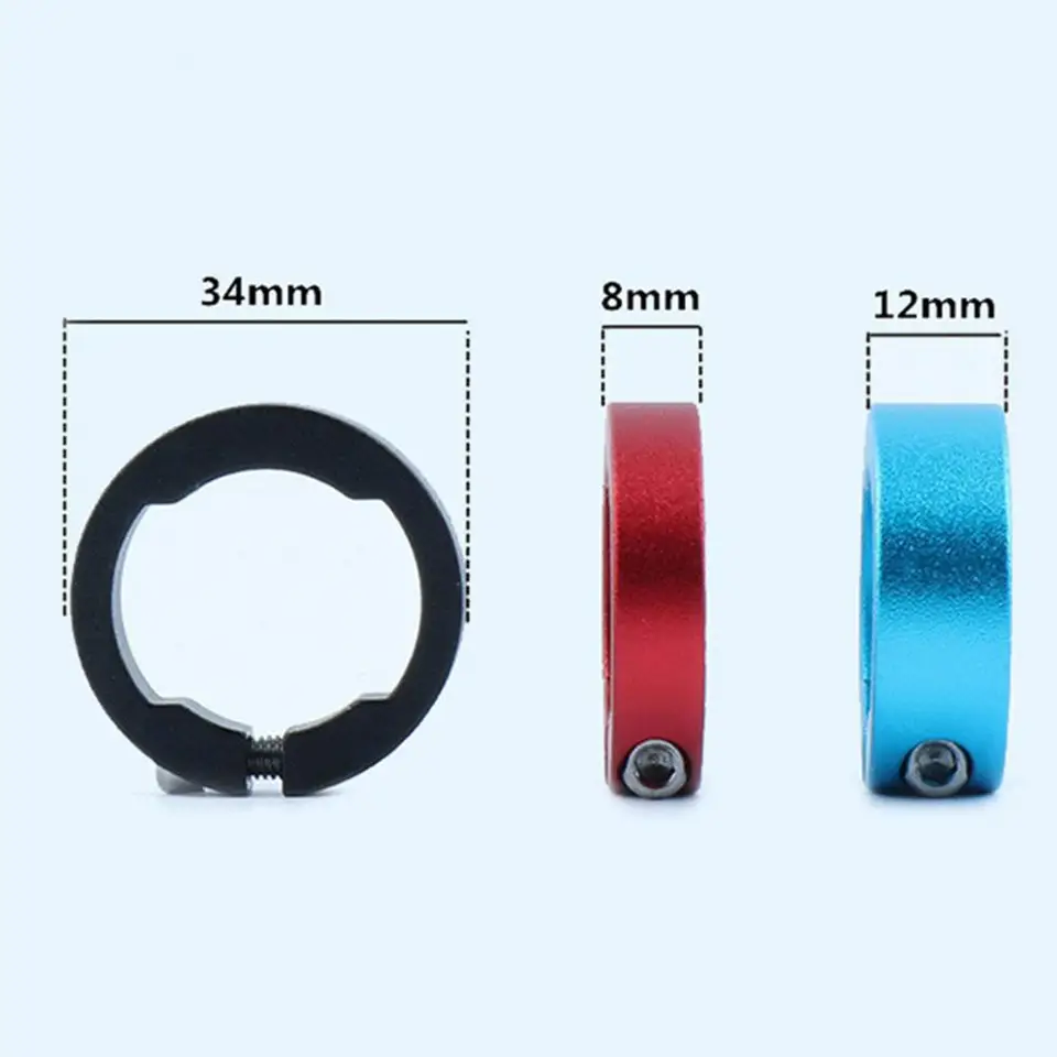 2pcs Grip Lock Prsteň Dobrý bicykel Zamknutá rukoväť Rukovina koncových bicyklov priľnavý kruhový prsteň Upevňovací prsteň pre cyklovanie
