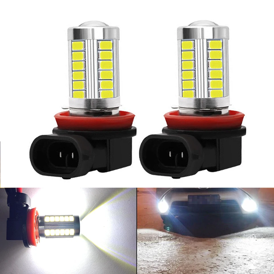 2PCS H8 H11 LED žiarovky FOG Hmlové svetlá pre BMW Mini Cooper R56 R53 E90 E46 F20 F10 E39 Z4