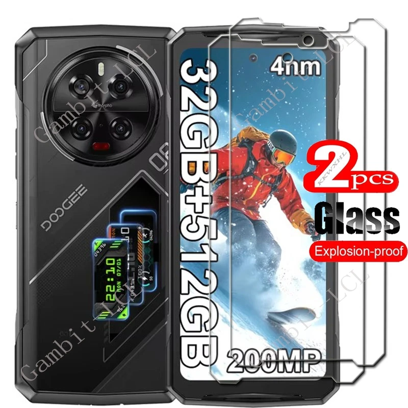 2pcs HD pre Doogee V40 Pro Temperovaný sklenený kryt na Doogeev40pro Doogeev40 V40PRO V 40 DK10 Protect Screen Film Transparent Film