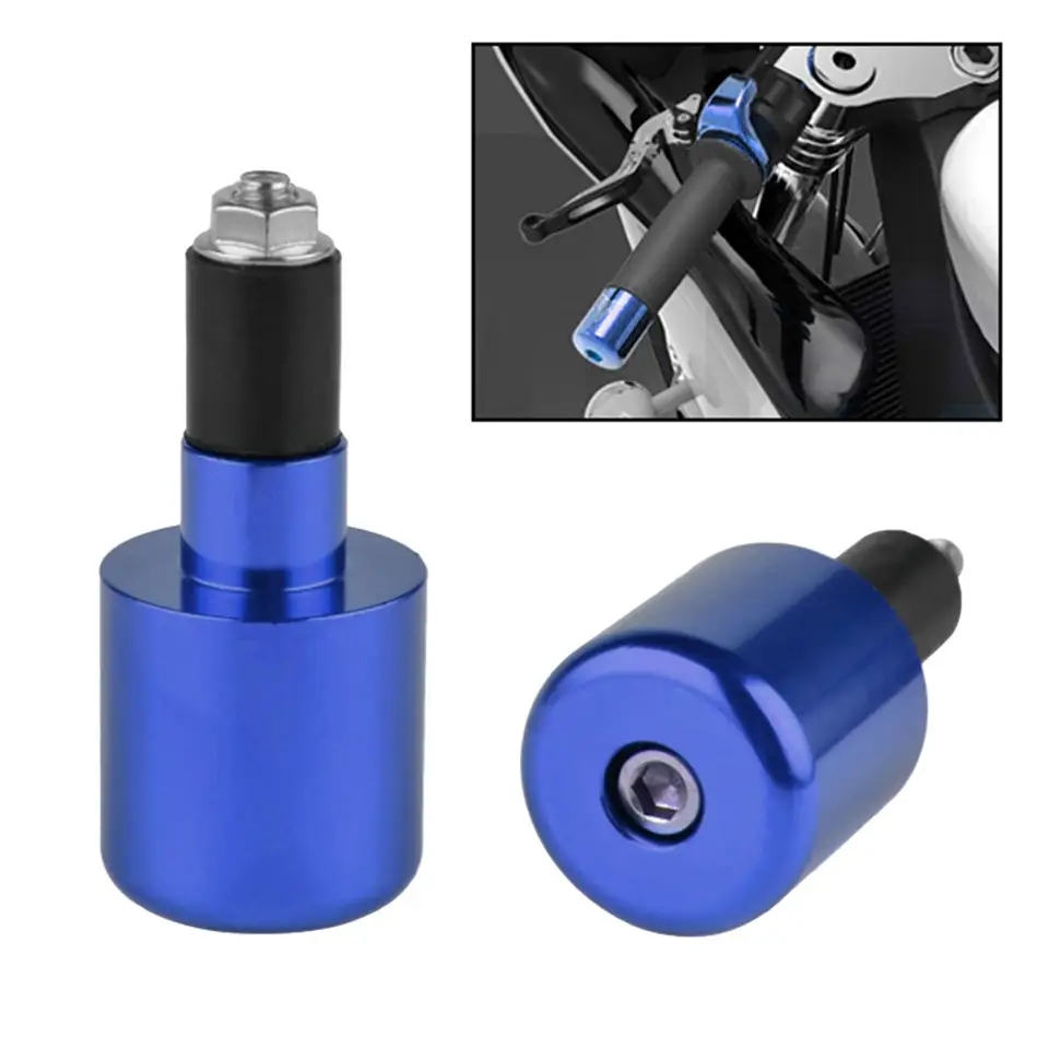 2pcs hliníkové motocyklové riadidlá konce koncov zástrčiek Caps Counterweights pre 600 750 2000-2014 GSX1300 2008