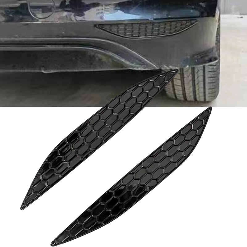 2pcs Honeycomb Zadný nárazník reflexná nálepka pre VW Golf MK7 7R/Rline 2014-2018 Zadný nárazník