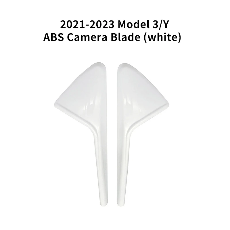2pcs HW4.0 Bočný kryt chrániča fotoaparátu pre Tesla model 3 Y 2021-2023 Príslušenstvo Turn Signer Fender TREST ABS White