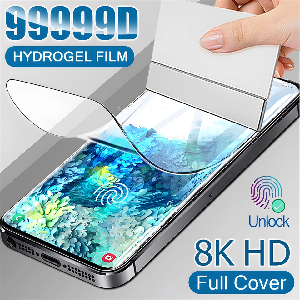 2pcs Hydrogel Film pre Samsung Galaxy Note 20 Ultra S23 S22 S21 Fe S20 plus chrániče obrazovky A12 A34 A51 A51 A50 A52 A71