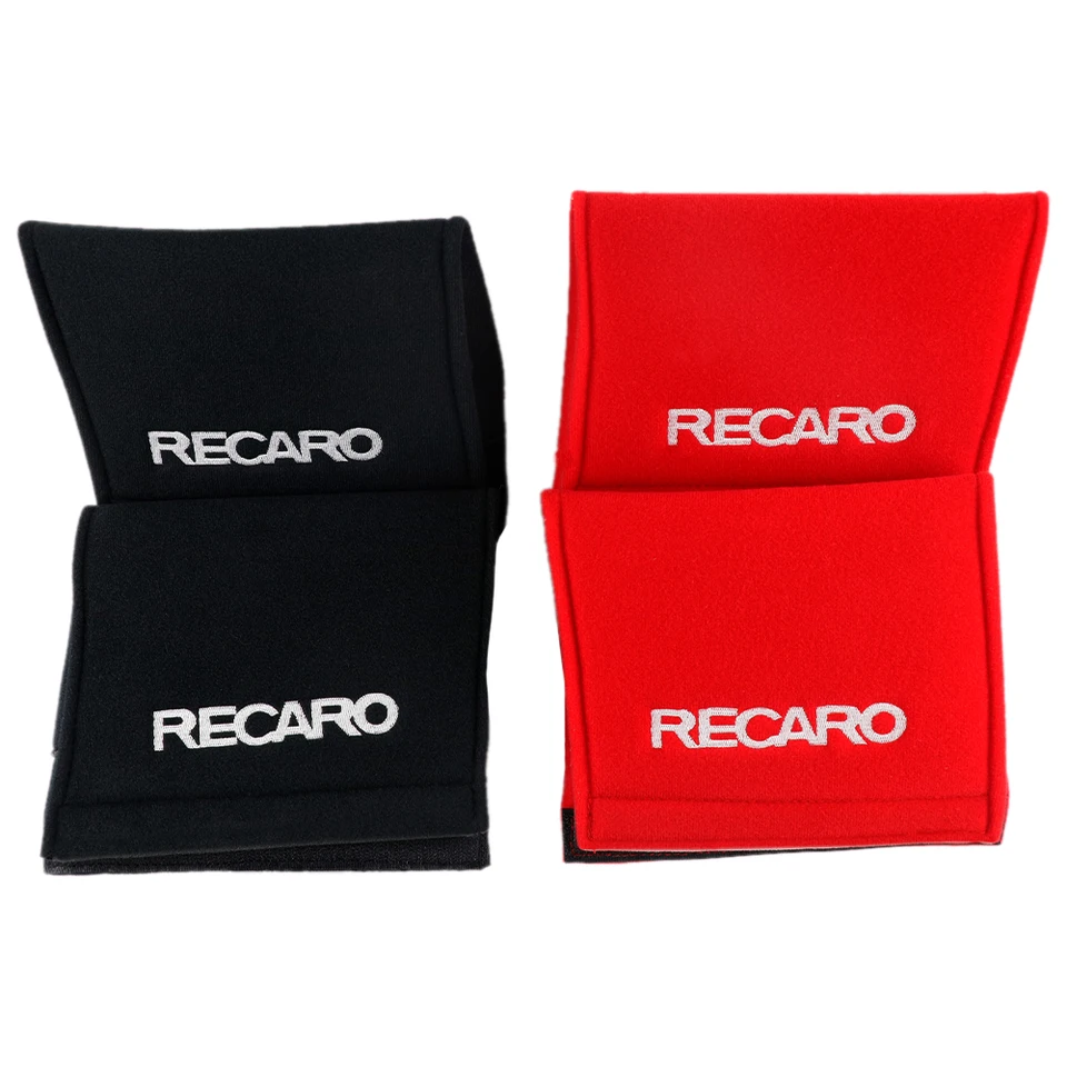 2PCS JDM nevesta Recaro Bucket Chráni závodné ladenie automobilu Bočná podložka vankúš （vľavo a doprava）