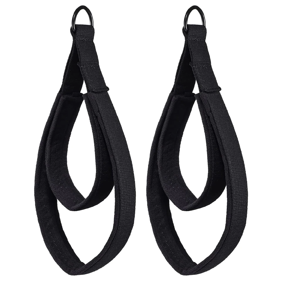 2pcs jogy remienok pilates dvojitá slučka nastaviteľné popruhy D-krúžku pracky na reformátor jogy jogy fitness quest remienky